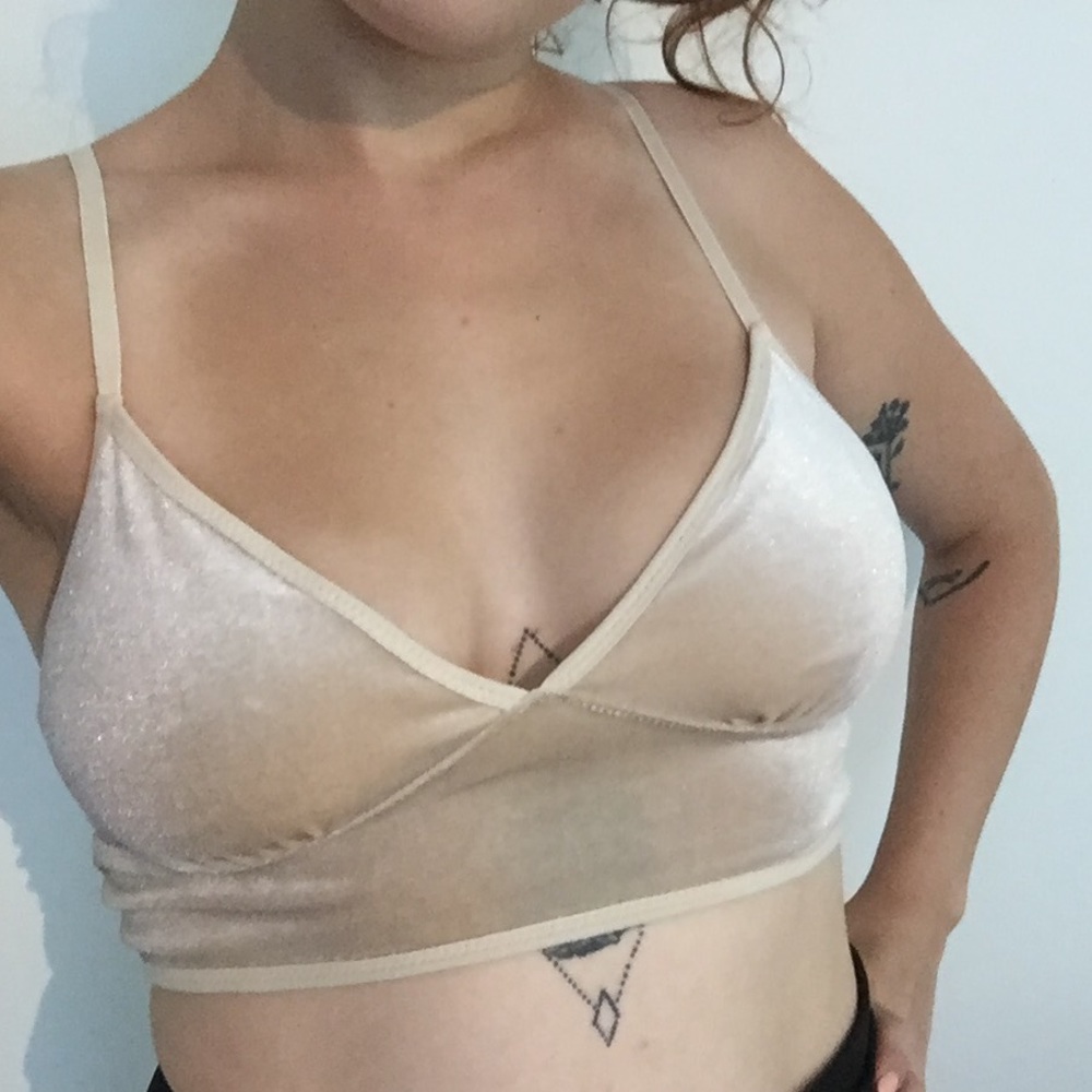 Velvet bralette